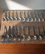 Diverse sets antieke Nederlandse tinnen lepels vanaf 18 eeuw, Antiek en Kunst, Ophalen of Verzenden