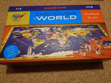 Puzzle + play Discover the world ( vloerpuzzel)  beschikbaar voor biedingen
