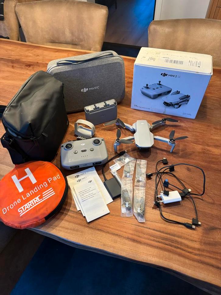 DJI Mini 2 SE Fly More Combo, Audio, Tv en Foto, Drones, Gebruikt, Drone met camera, Ophalen of Verzenden
