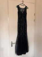 Elegante Galajurk met Pailletten, Kleding | Dames, Jurken, Blauw, Ophalen of Verzenden, Zo goed als nieuw, Maat 36 (S)