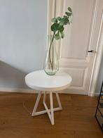 Modern wit rond tafeltje - 70cm, Ophalen