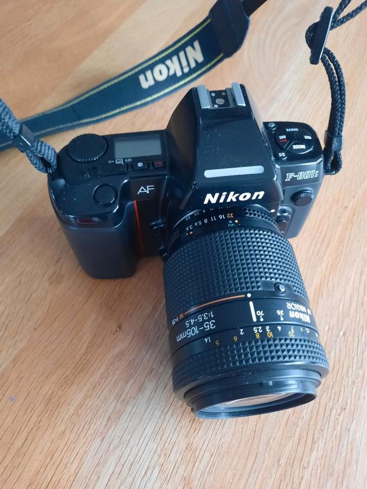 Nikon AF-801s Analoge Camera met zoomlens., Audio, Tv en Foto, Fotocamera's Analoog, Gebruikt, Spiegelreflex, Nikon, Ophalen of Verzenden