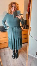MOVES groene jurk met subtiele glitter maat 44/46, Kleding | Dames, Jurken, Maat 42/44 (L), Ophalen of Verzenden, Zo goed als nieuw