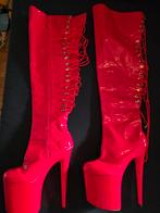 Sexy Rode Pleaser Laarzen Maat 42, Ophalen of Verzenden, Rood, Schoenen met hoge hakken