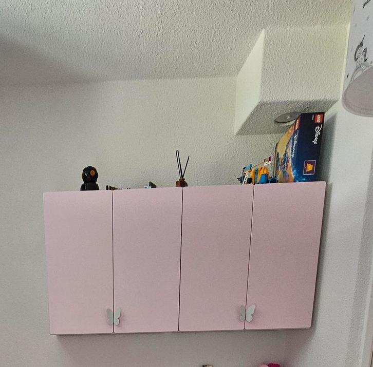 Ikea Smastad Kast - Roze Deuren, Kinderen en Baby's, Kinderkamer | Commodes en Kasten, Zo goed als nieuw, Kast, Minder dan 90 cm