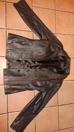 Zwarte leren blazer - Maat 40, Maat 38/40 (M), Chazz, Zwart, Ophalen of Verzenden