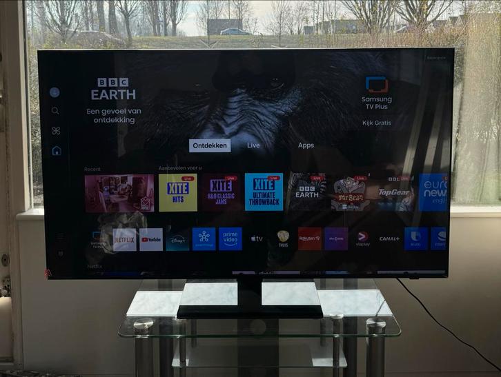 Samsung 55 inch 4K Smart TV + TV Beugel, Audio, Tv en Foto, Televisies, Zo goed als nieuw, LED, 100 cm of meer, 4k (UHD), Samsung