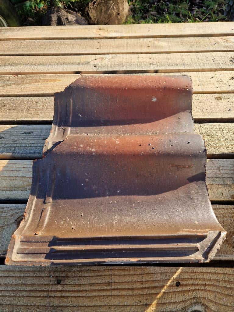 Oud Hollandse gebakken dakpannen - Laumans, Ophalen, Gebruikt, Steen of Klei, 15 m² of meer