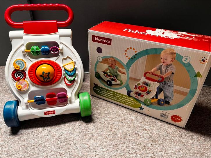 Loopwagen, Kinderen en Baby's, Speelgoed | Babyspeelgoed, Gebruikt, Overige typen, Met wieltjes, Ophalen