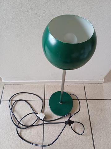 Vintage mid century vloerlamp groen Chrome zeer leuk model  beschikbaar voor biedingen