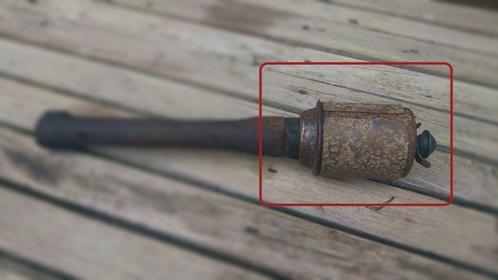 WW2 Duitse M43 steelhandgranaat Fragmentatie Sleeve, Verzamelen, Militaria | Tweede Wereldoorlog, Landmacht, Hulzen of Bodemvondsten
