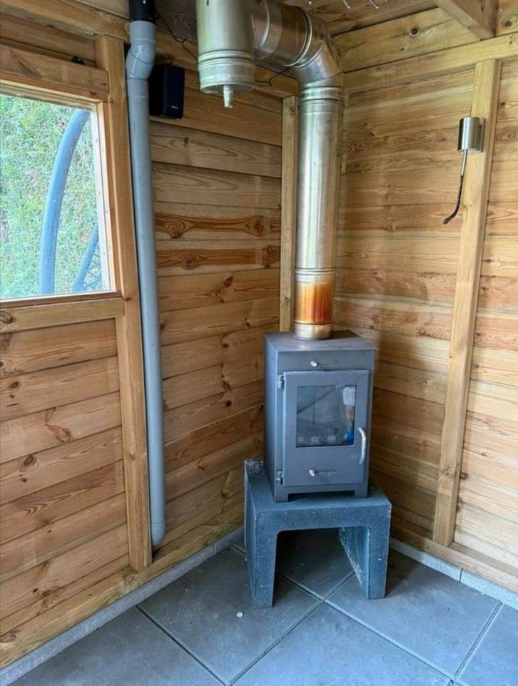 houtkachel, Huis en Inrichting, Kachels, Gebruikt, Houtkachel, Hout, Ophalen of Verzenden