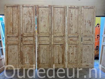 nr. set106 serie oude half geloogde deuren beschikbaar voor biedingen