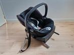 Cybex cloud q black inclusief cybex base, Slaapstand, Zo goed als nieuw, Isofix, 0 t/m 13 kg