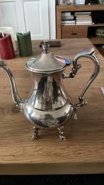 Prachtige Engelse koffie -theekan, Antiek en Kunst, Ophalen of Verzenden, Zilver