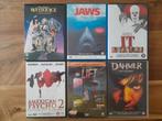Jaws, it, beetlejuice etc, Cd's en Dvd's, Horror, Vanaf 16 jaar, 1980 tot heden, Ophalen of Verzenden