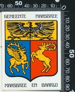 Sticker: Gemeente Maasbree - Maasbree en Baarlo, Verzenden, Zo goed als nieuw, Bedrijf of Vereniging