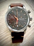 Alpina Geneve Alpiner Chronograph – Swiss Made, Sieraden, Tassen en Uiterlijk, Horloges | Heren, Overige merken, Leer, Staal, Polshorloge