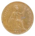 Verenigd Koninkrijk 1 Penny 1945, Postzegels en Munten, Munten | Europa | Niet-Euromunten, Losse munt, Overige landen, Verzenden