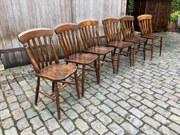 6 mooie oude antieke Engelse stoelen 19e eeuw 195 euro mooi! beschikbaar voor biedingen