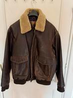 Tommy Hilfiger Leren Jas XL, Kleding | Heren, Jassen | Winter, Ophalen of Verzenden, Gedragen, Maat 56/58 (XL), Bruin