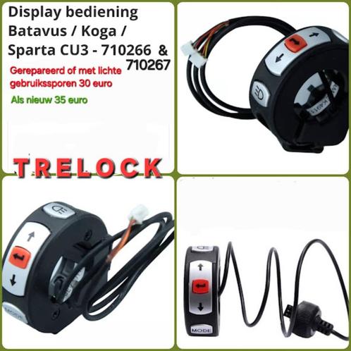 TRELOCK CU3 STUURBEDIENING VOOR BATAVUS / KOGA / SPART, Fietsen en Brommers, Fietsaccessoires | Fietscomputers, Waterdicht, Ophalen of Verzenden