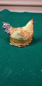 beeld kip en kuikens verguld, Ophalen of Verzenden