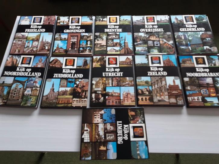 Boekenserie kijk op Nederland 11 provincies, Boeken, Atlassen en Landkaarten, Zo goed als nieuw, Overige typen, Nederland, 2000 tot heden