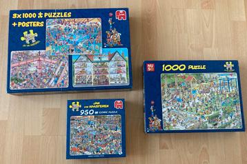 3 Jan van Haasteren puzzels beschikbaar voor biedingen