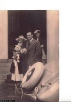 Ansichtkaart	Juliana	& Bernhard	& Wilhelmina	verloving, Verzenden, 1920 tot 1940, Ongelopen, Sterren en Beroemdheden