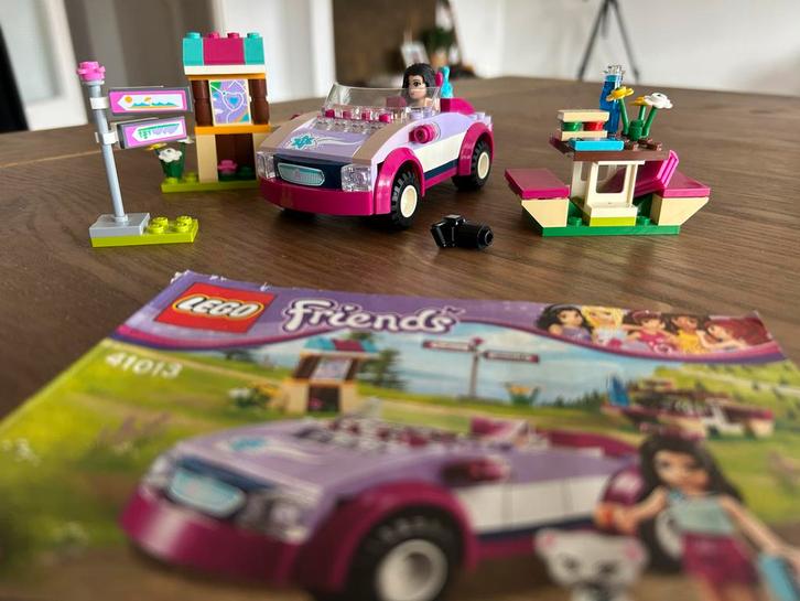 LEGO Friends 41013 Emma's Auto, Kinderen en Baby's, Speelgoed | Duplo en Lego, Zo goed als nieuw, Lego, Complete set, Ophalen