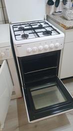 Gasfornuis met electrische oven, Witgoed en Apparatuur, Fornuizen, 4 kookzones, Vrijstaand, 85 tot 90 cm, Gebruikt
