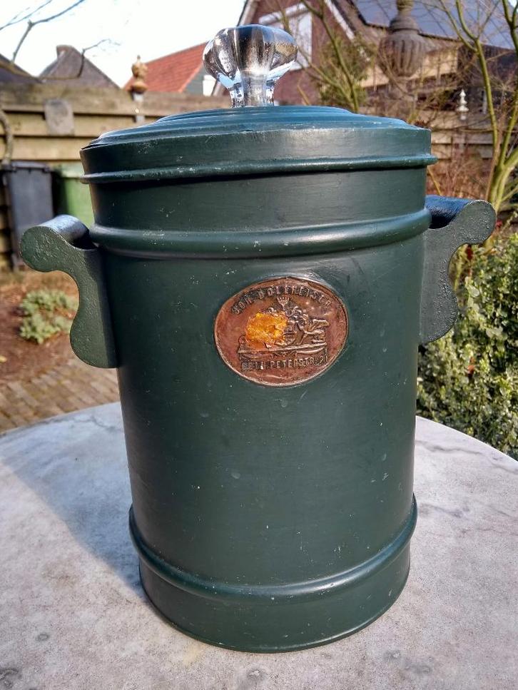 Antieke ijsemmer voor op de toonbank, Antiek en Kunst, Curiosa en Brocante, Ophalen of Verzenden