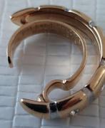 Goudkleurige  'Knottie' Ring met steentjes,stropdasknop, Sieraden, Tassen en Uiterlijk, Ringen, 18 tot 19, Ophalen of Verzenden