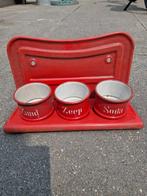 Rood emaille  Zand. Zeep. Soda, Antiek en Kunst, Ophalen of Verzenden