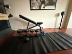 Fitness set: Dumbbells, Kettlebell, Mat & Bank, Sport en Fitness, Ophalen, Gebruikt, Armen, Fitnessmat