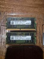 2x 16GB DDR5 4800MHz SODIMM, Gebruikt, Ophalen of Verzenden, DDR5, Laptop