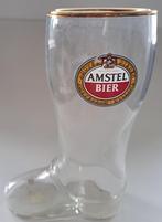 AMSTEL - 1 pul, 1 laarsje en 2 glazen, Verzamelen, Biermerken, Ophalen of Verzenden, Gebruikt, Glas of Glazen, Amstel