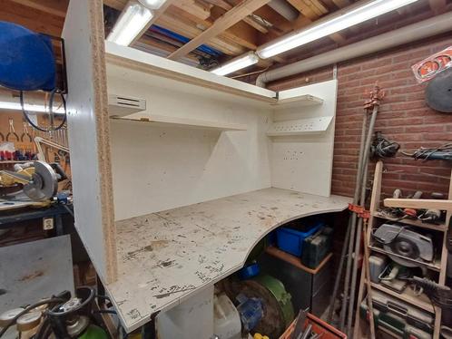 Zware en stevige werkbank bovenbouw, Doe-het-zelf en Verbouw, Werkbanken, Zo goed als nieuw, 170 cm of meer, Ophalen