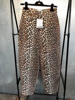 Ganni jeans spijkerbroek leopard 26 €345 denim, Bruin, Ophalen of Verzenden, Zo goed als nieuw, Maat 34 (XS) of kleiner