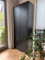 Zwart eikehout fineer kast - Piet Klerx, Huis en Inrichting, Kasten | Kledingkasten, Ophalen, 200 cm of meer, 50 tot 100 cm, Zo goed als nieuw