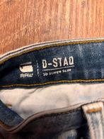 G-Star Dstaq Heren Jeans Maat 33/32, Ophalen of Verzenden, Zo goed als nieuw, Blauw, W33 - W34 (confectie 48/50)
