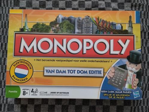Monopoly van Dam tot Dom Editie, Hobby en Vrije tijd, Gezelschapsspellen | Bordspellen, Zo goed als nieuw, Ophalen of Verzenden