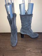 Roberto D’Angelo dames Laarzen Grijs Suède Maat 39, Hoge laarzen, Ophalen of Verzenden, Grijs, Gedragen