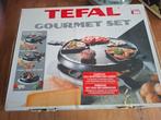 Tafelgrill - Tefal Gourmet Set, Ophalen of Verzenden, Vaatwasmachinebestendig, Gebruikt, Tafelgrill