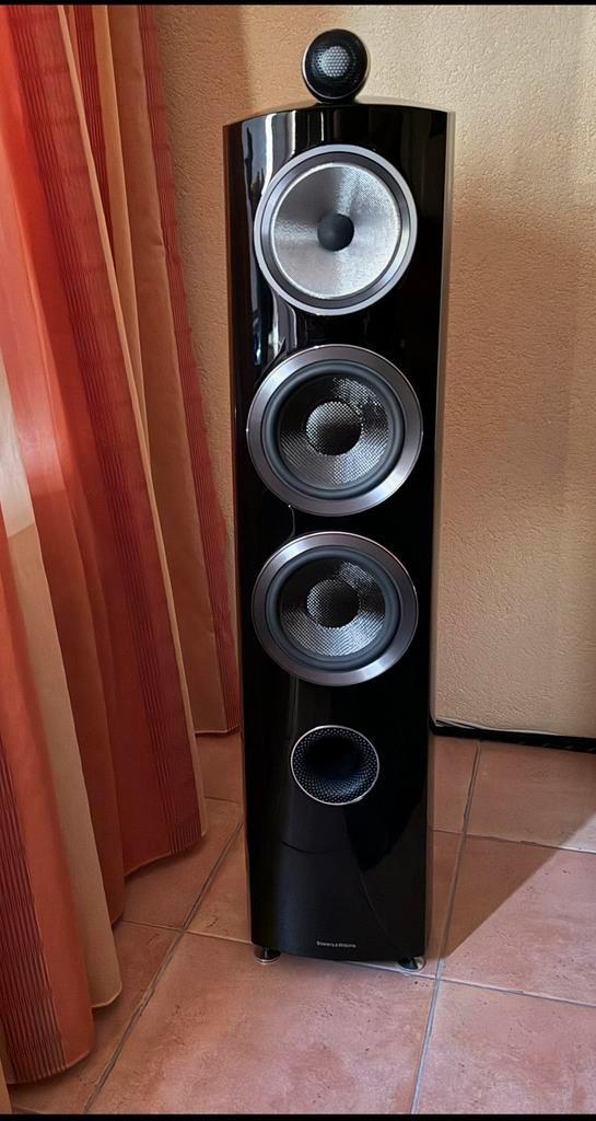 Te koop luidsprekerset Bowers & Wilkins 804 D3, Audio, Tv en Foto, Luidsprekers, Zo goed als nieuw, Front, Rear of Stereo speakers