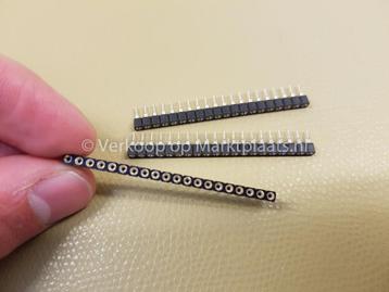 Interkontakt ISS-20DS-0070 20 polige IC socket strip THT beschikbaar voor biedingen