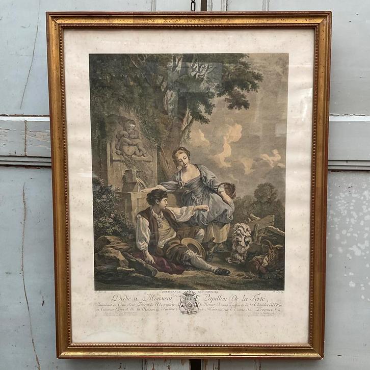 Grote antieke bois doré lijst *floor epe*, Antiek en Kunst, Antiek | Woonaccessoires, Ophalen