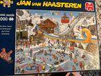 Puzzel van Haasteren 1000 stukjes De Winterspelen, Hobby en Vrije tijd, Ophalen of Verzenden, Zo goed als nieuw