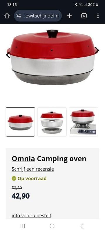 Omnia camping oven ongebruikt  beschikbaar voor biedingen